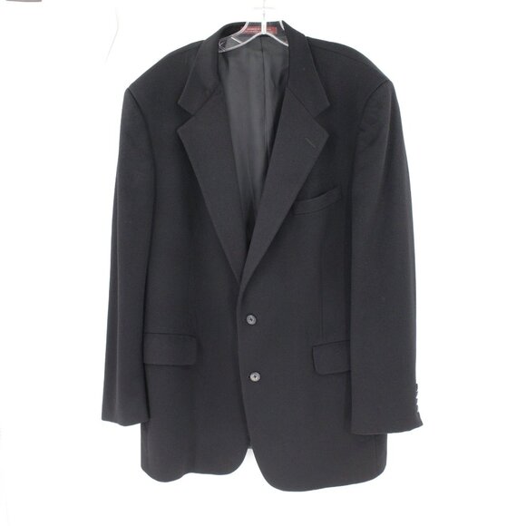 Nordstrom x Loro Piana Sport Coat Men's 48L Classic Cashmere Two Button Black - Picture 1 of 14